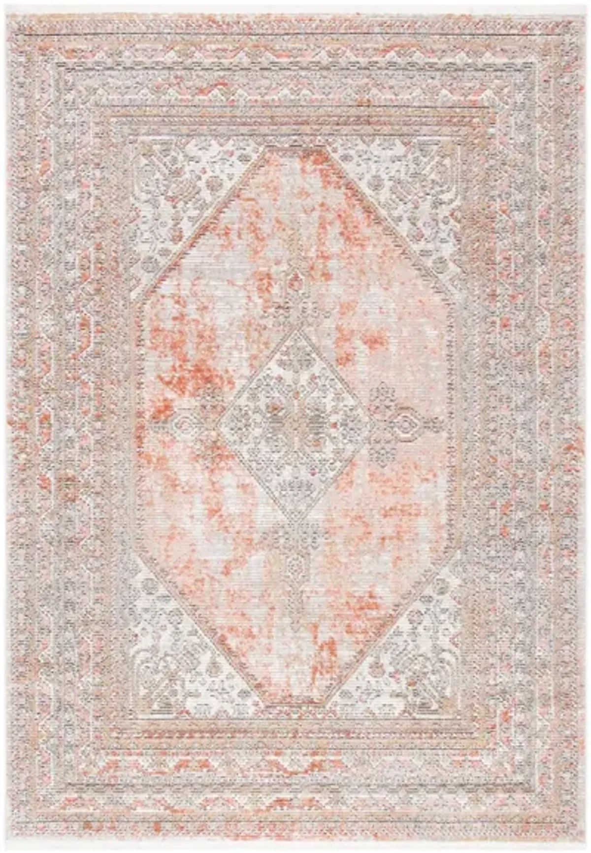 Shivan Area Rug in Rose / Gray by Safavieh