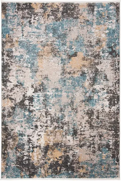 Shivan Area Rug in Gray / Blue by Safavieh