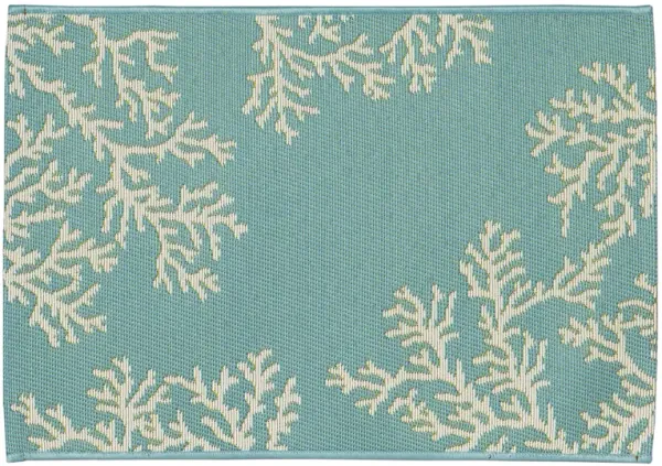 Esencia Coral Edge Indoor/Outdoor Mat