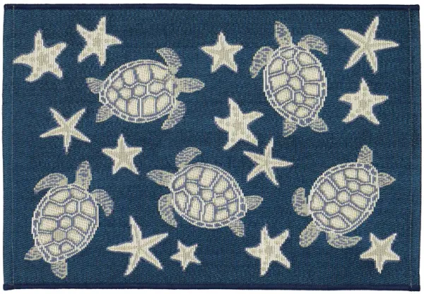 Esencia Turtle And Stars Indoor/Outdoor Mat
