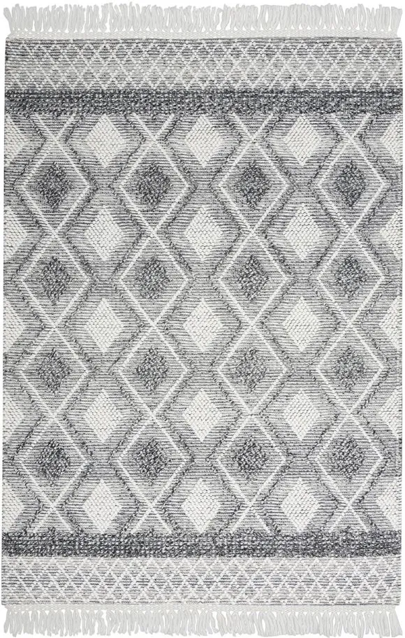 Nicole Curtis Harajuku Area Rug in Gray/Ivory by Nourison