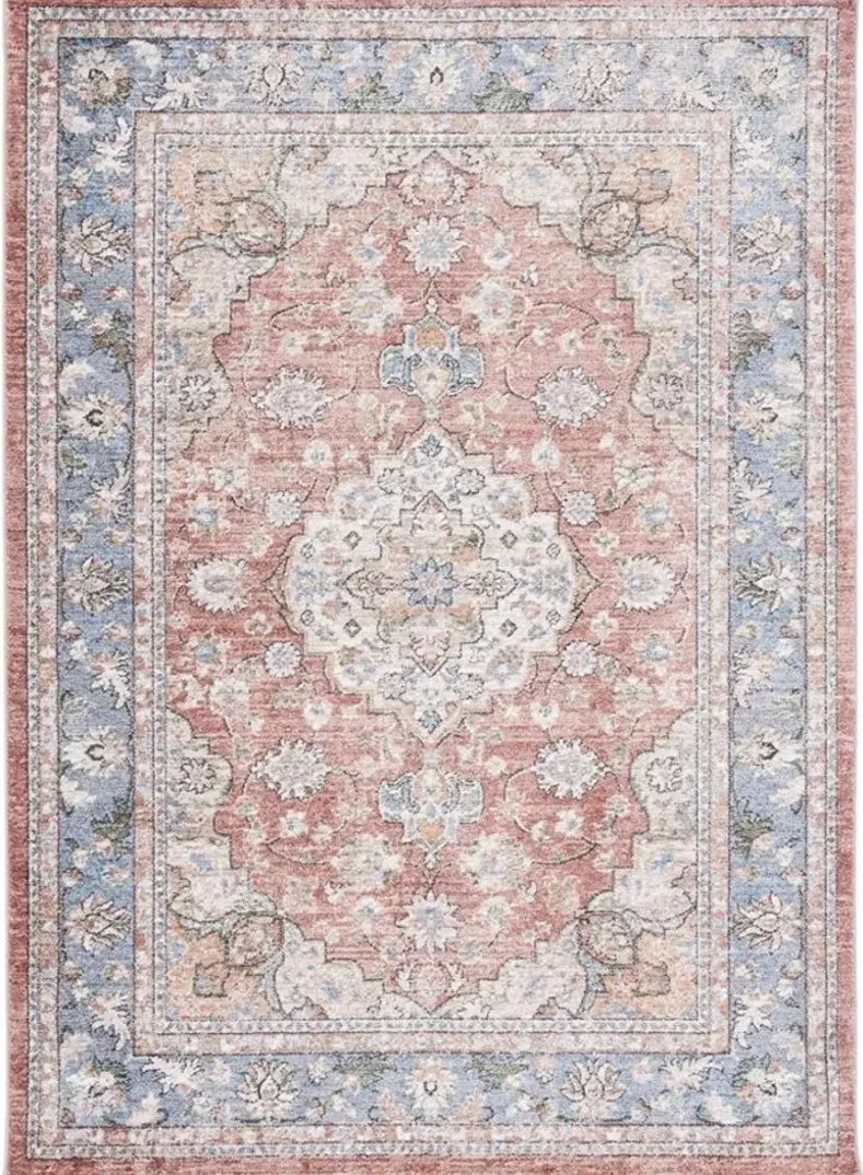 Jasmine Area Rug in Rust & Blue by Safavieh