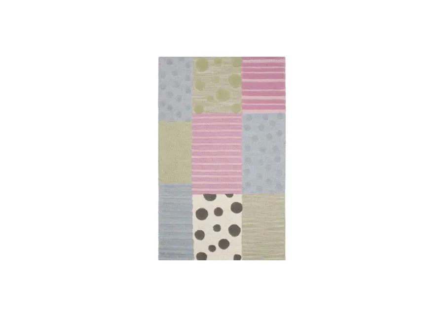 Florentia Kid's Rug in Blue/Pink by Safavieh