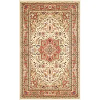 Mercia Area Rug in Ivory / Rust by Safavieh