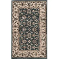 Sussex Area Rug in Teal / Cream by Safavieh