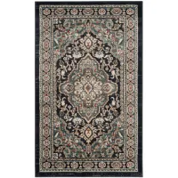 Mortimer Area Rug in Anthracite / Teal by Safavieh