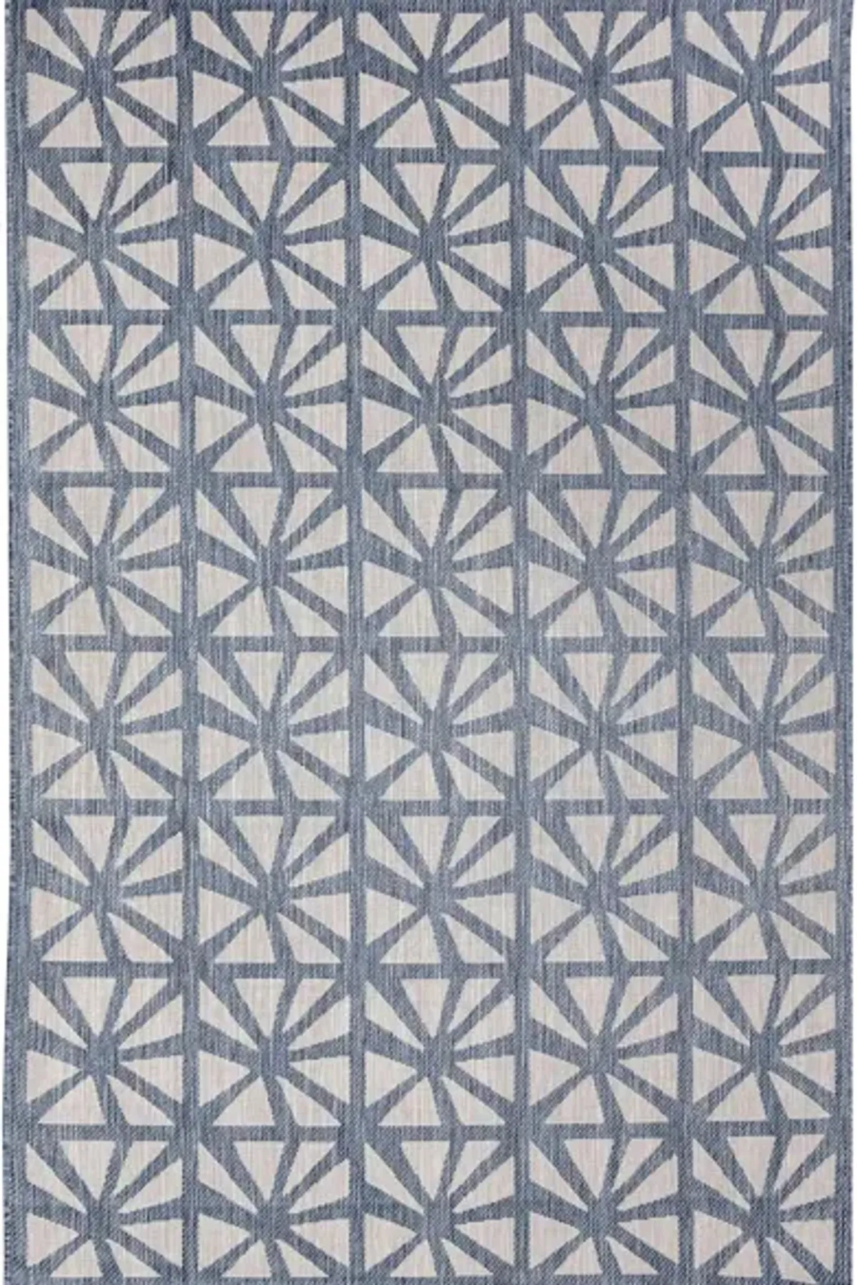 Carmel Tonga Tile Indoor/Outdoor Rug in Navy by Trans-Ocean Import Co Inc