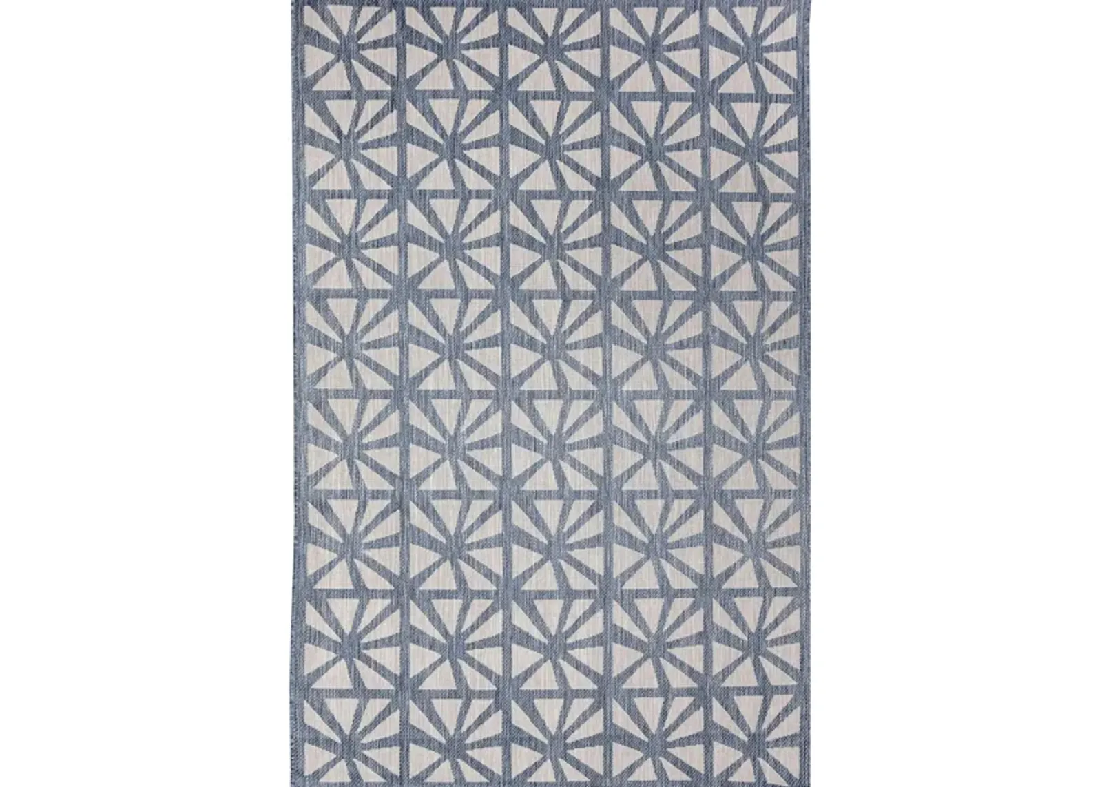 Carmel Tonga Tile Indoor/Outdoor Rug in Navy by Trans-Ocean Import Co Inc