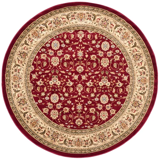 Wimbledon Area Rug in Red / Ivory by Safavieh