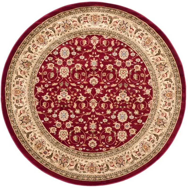 Wimbledon Area Rug in Red / Ivory by Safavieh