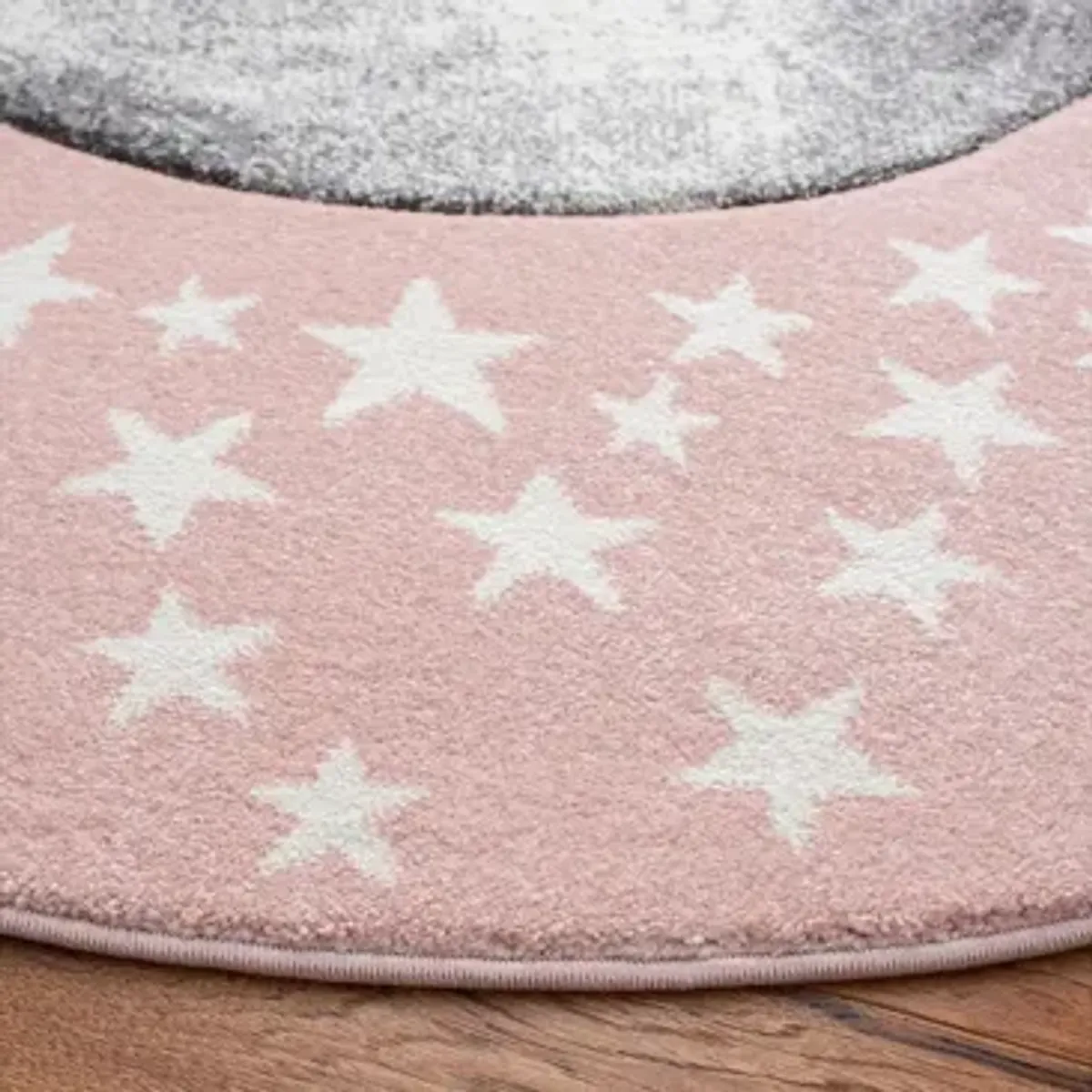 Carousel Earth Kids Area Rug Round