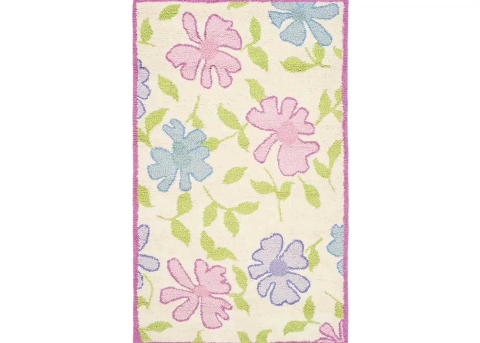 Roxbury Mill Kid's Rug in Ivory/Pink by Safavieh