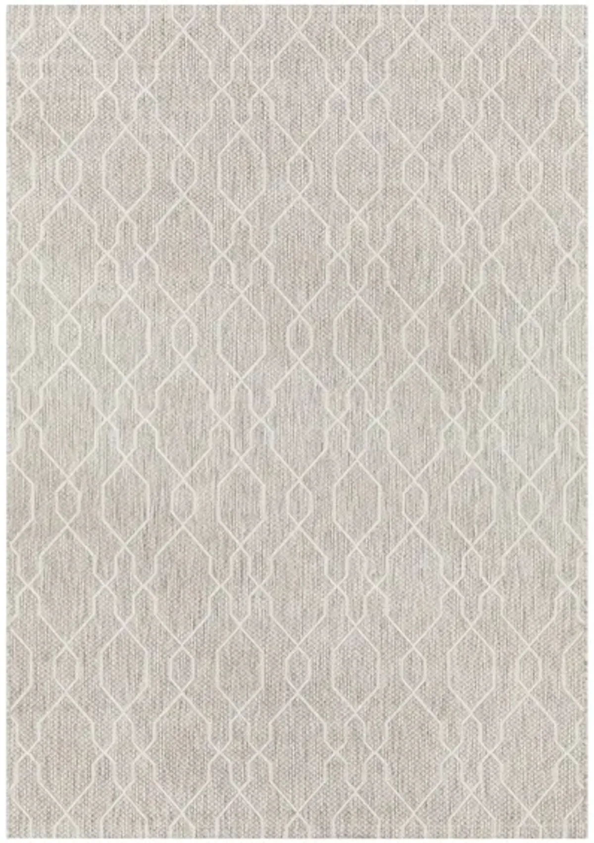 Eagean Link Indoor/Outdoor Area Rug in Light Sage, Gray, Light Beige by Surya