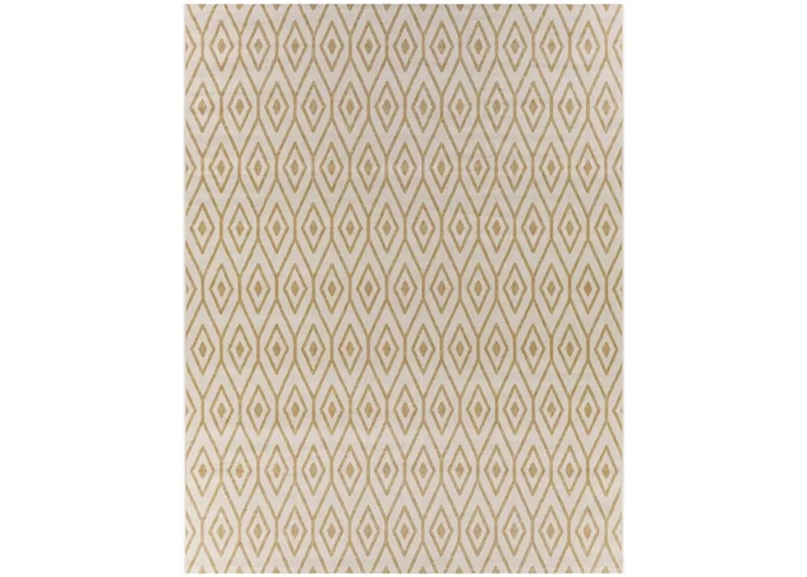 Eagean Ikat Indoor/Outdoor Area Rug in Tan, Light Beige by Surya