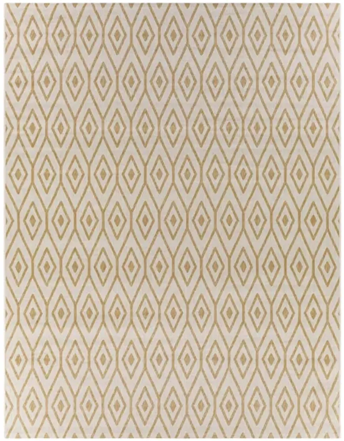 Eagean Ikat Indoor/Outdoor Area Rug in Tan, Light Beige by Surya