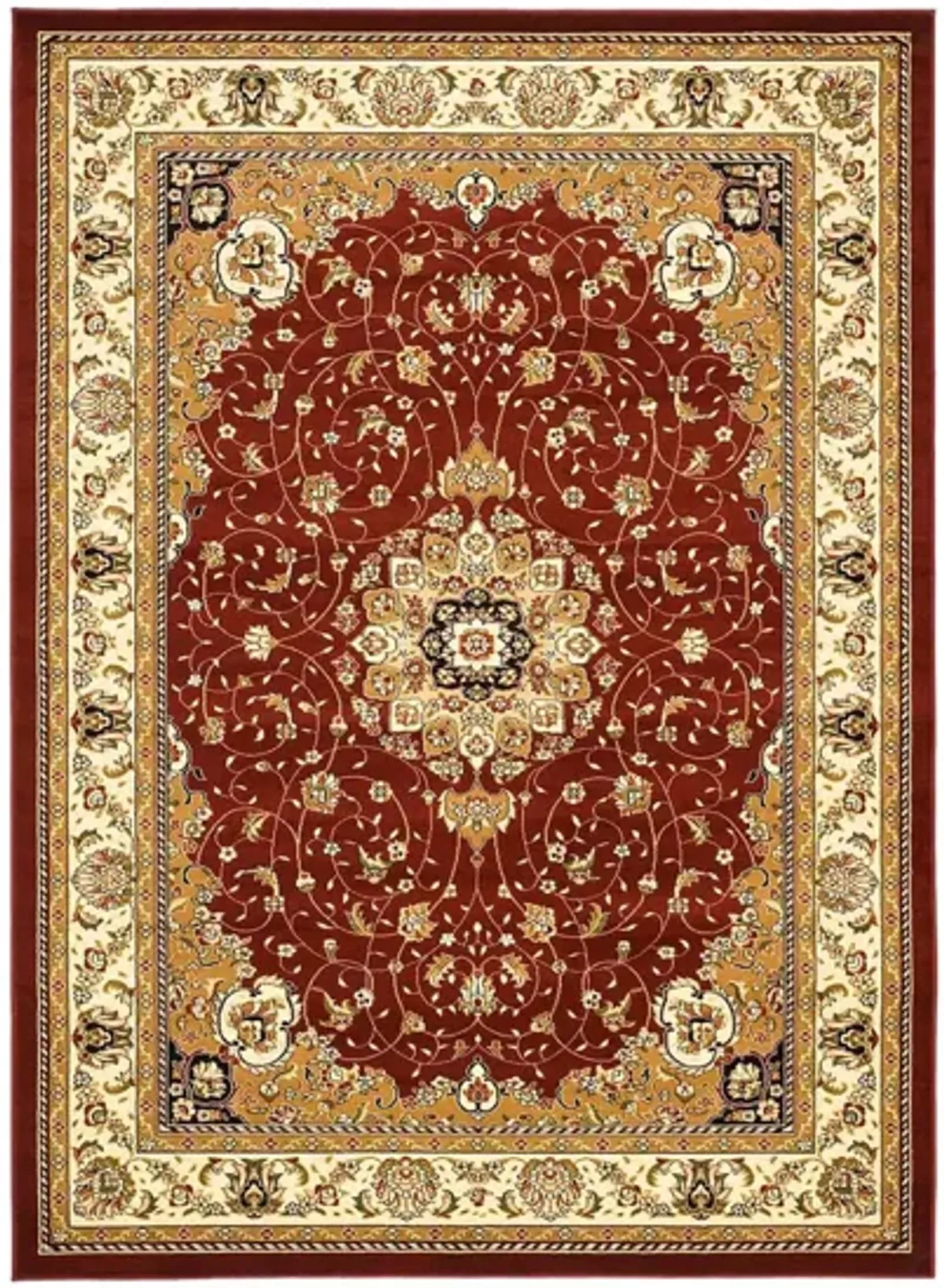 Wessex Area Rug in Red / Ivory by Safavieh