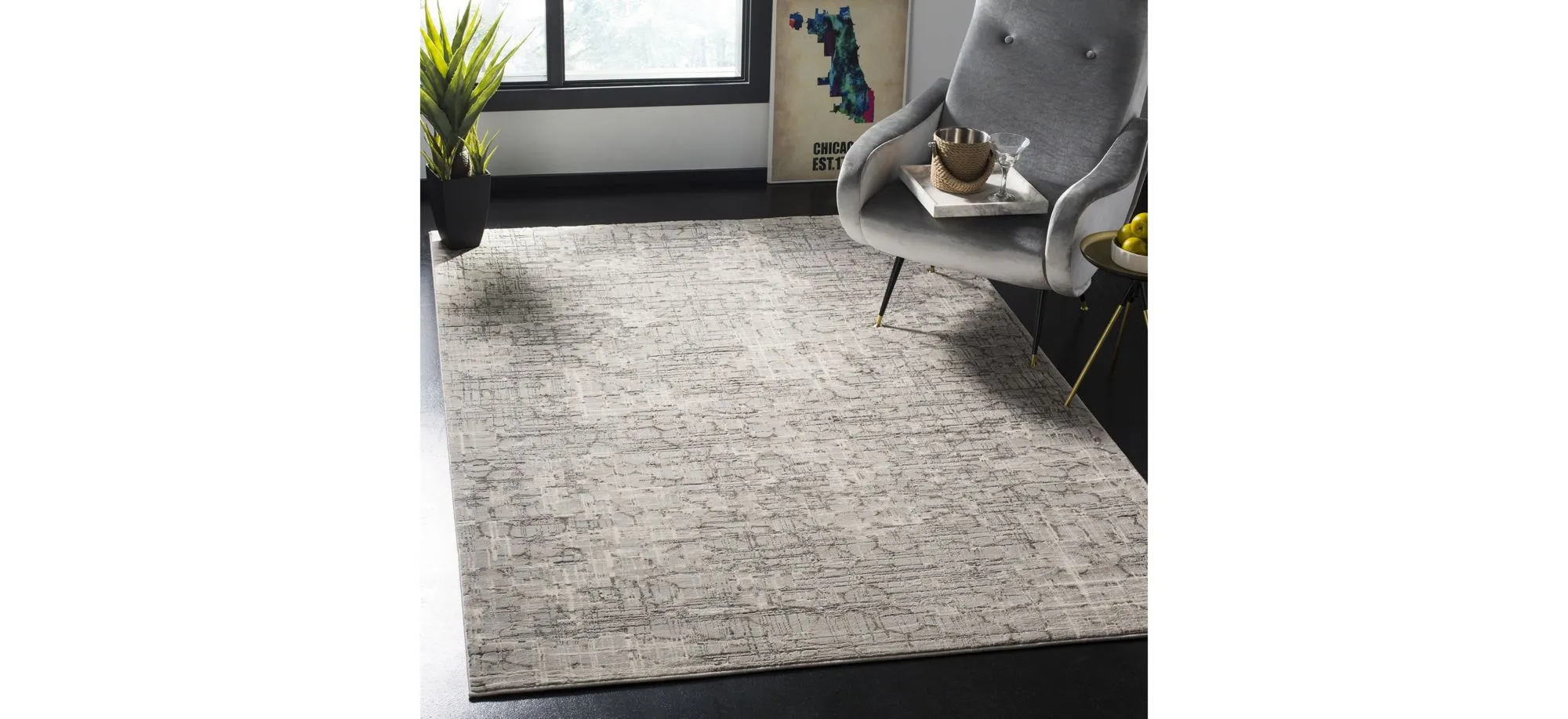 Sosa Area Rug in Gray by Safavieh