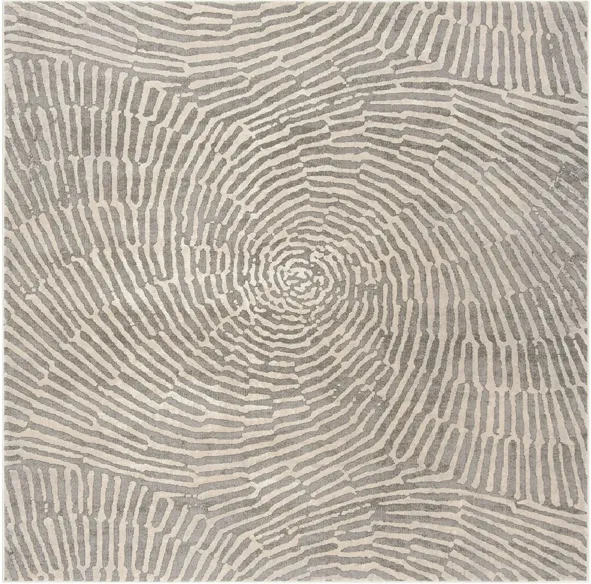 Vartanian Square Area Rug in Taupe by Safavieh