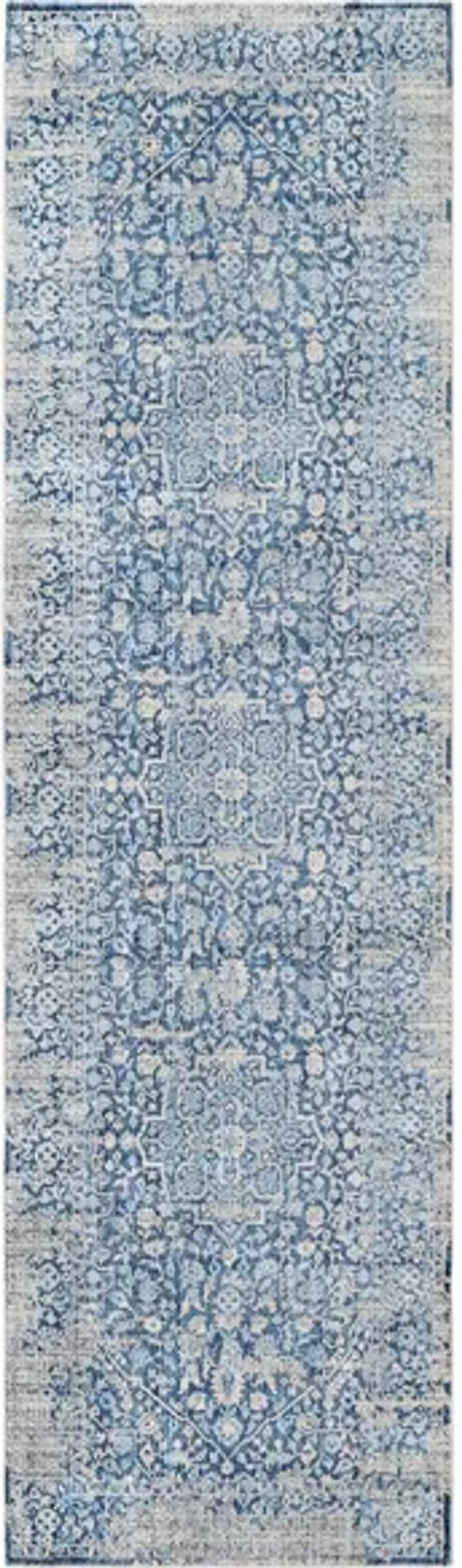 Ephesians Rug in Sky Blue, Saffron, Aqua, Cream, Beige, Medium Gray by Surya