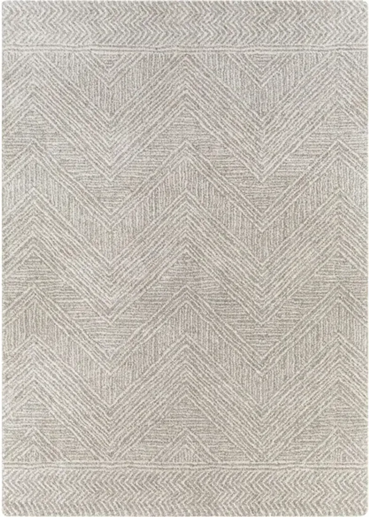 Gavic Rug in Silver Gray, Beige, Charcoal by Surya