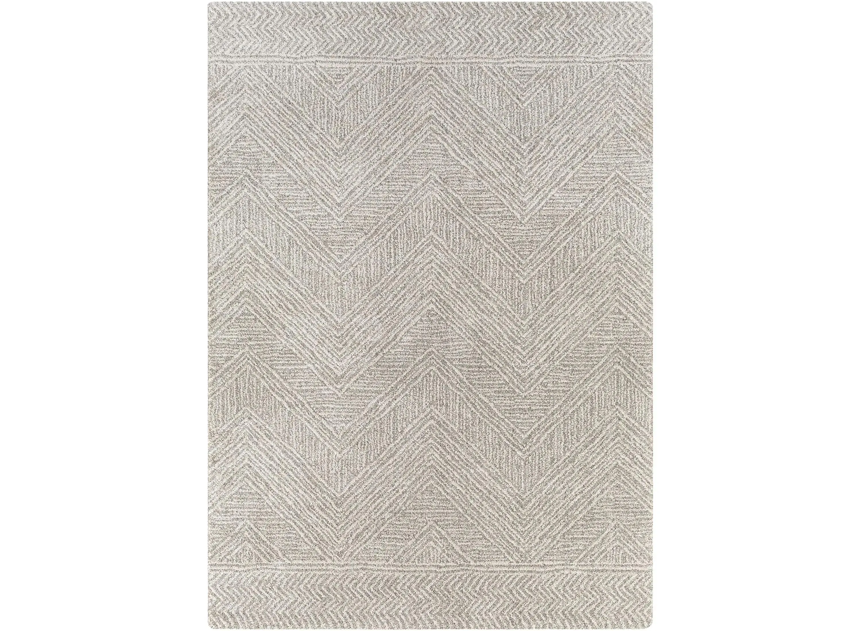 Gavic Rug in Silver Gray, Beige, Charcoal by Surya