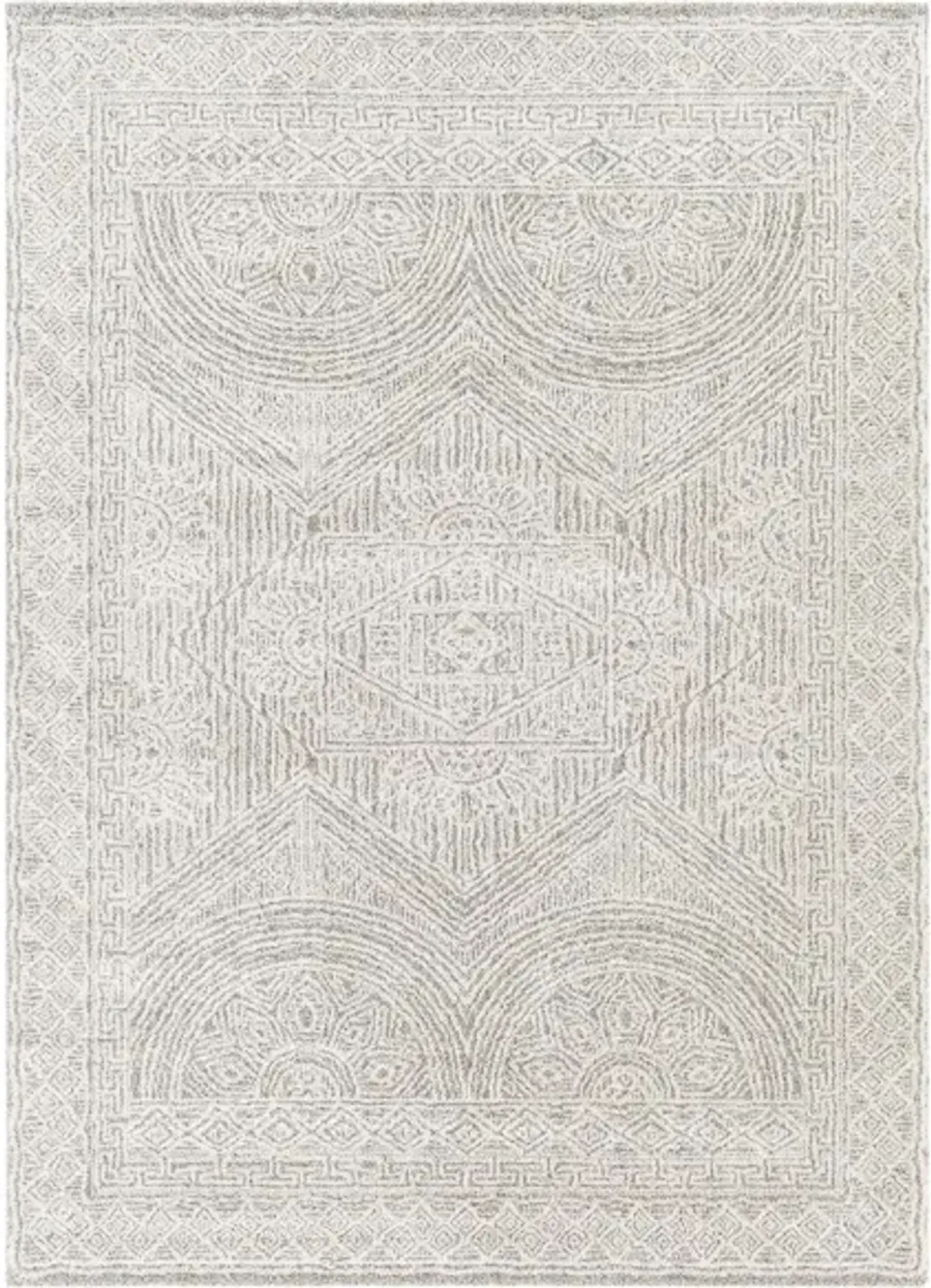 Gavic Rug in Cream, Beige, Light Gray, Taupe, Charcoal by Surya