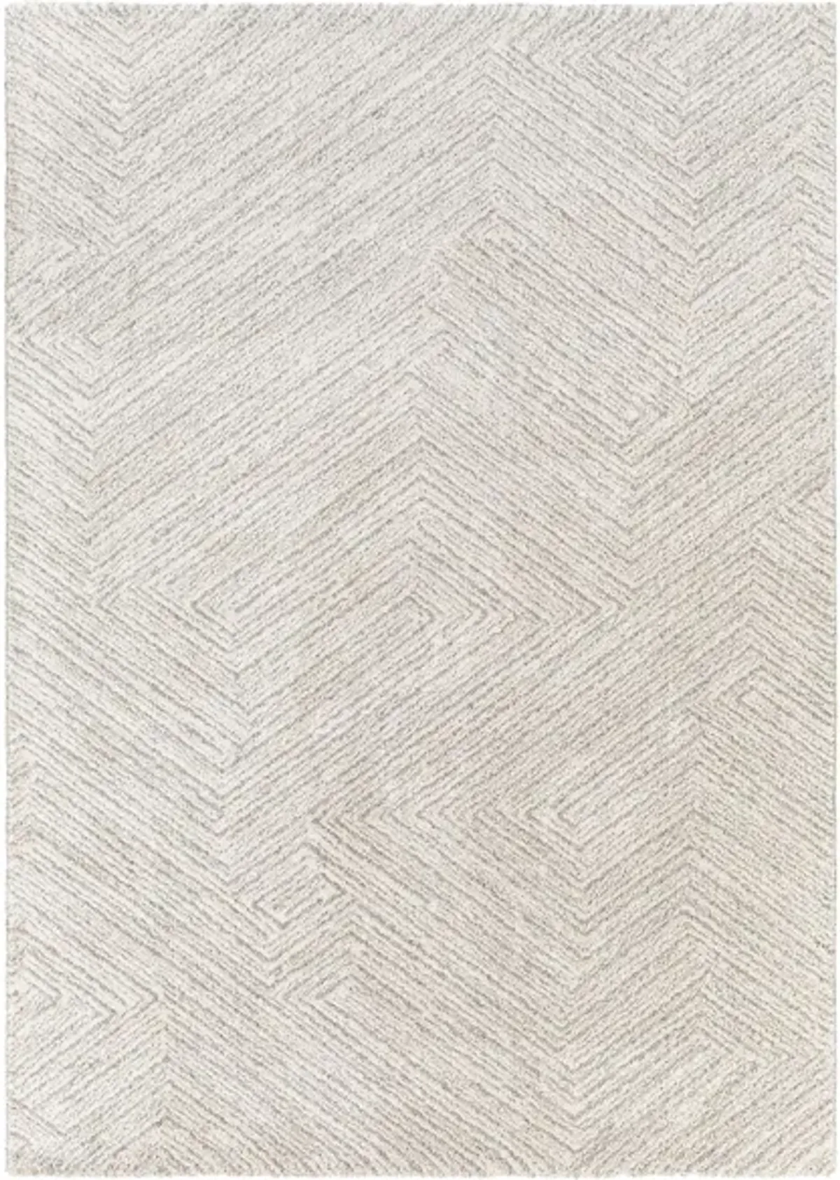 Gavic Rug in Cream, Beige, Light Gray, Taupe, Charcoal by Surya