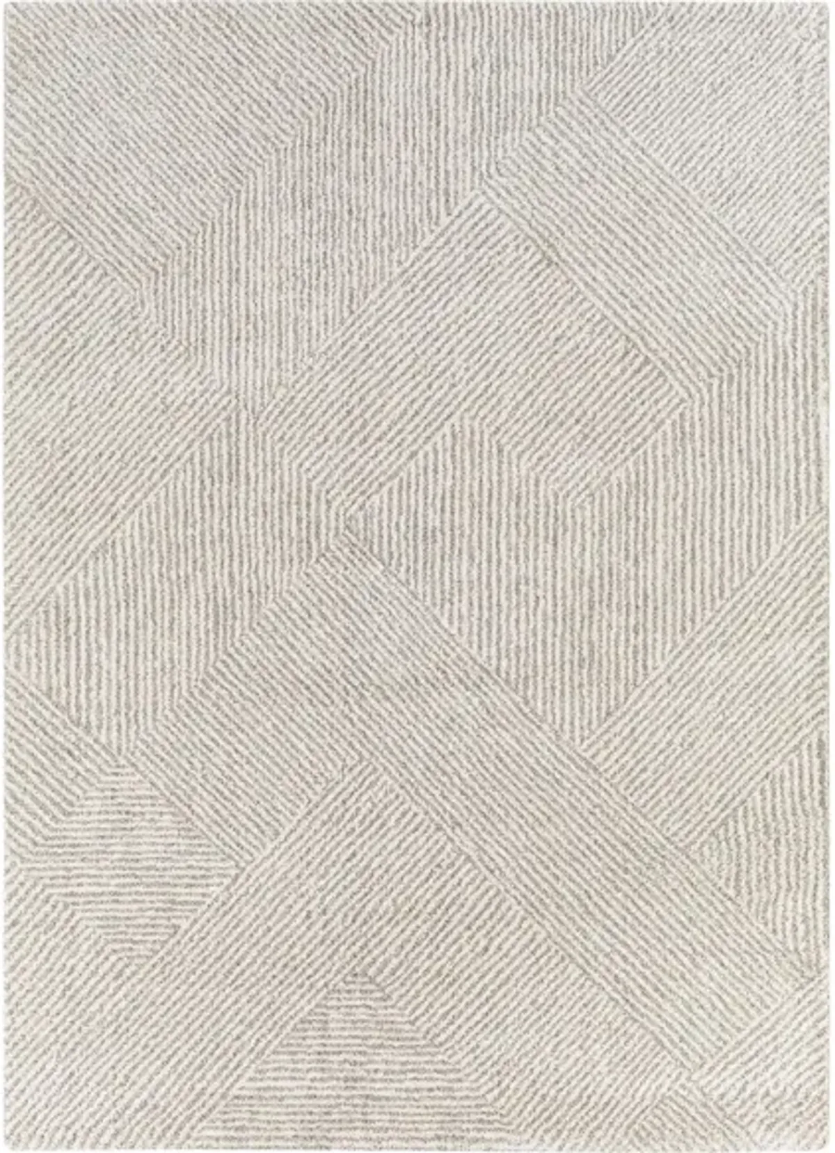 Gavic Rug in Cream, Beige, Light Gray, Taupe, Charcoal by Surya