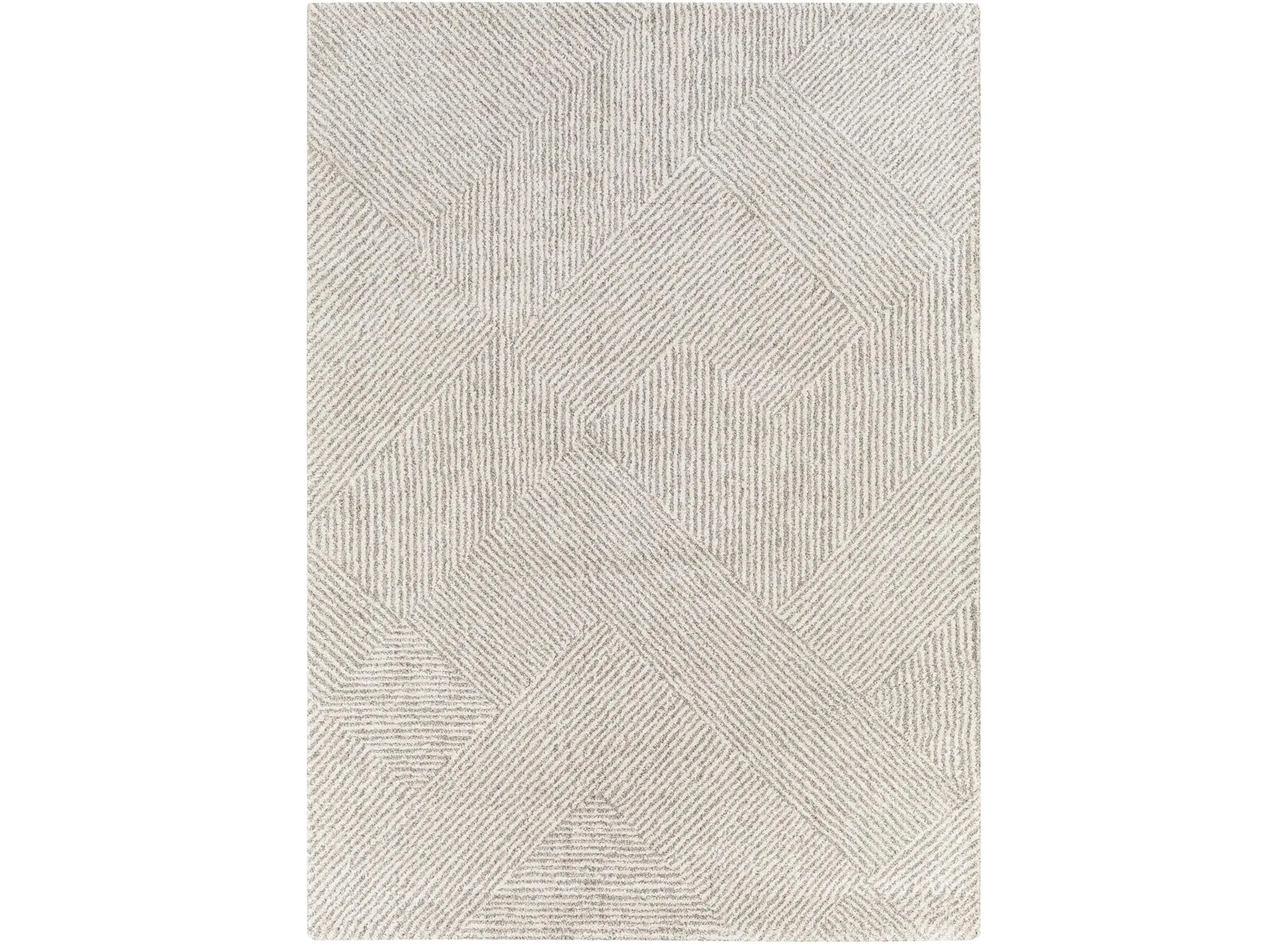 Gavic Rug in Cream, Beige, Light Gray, Taupe, Charcoal by Surya