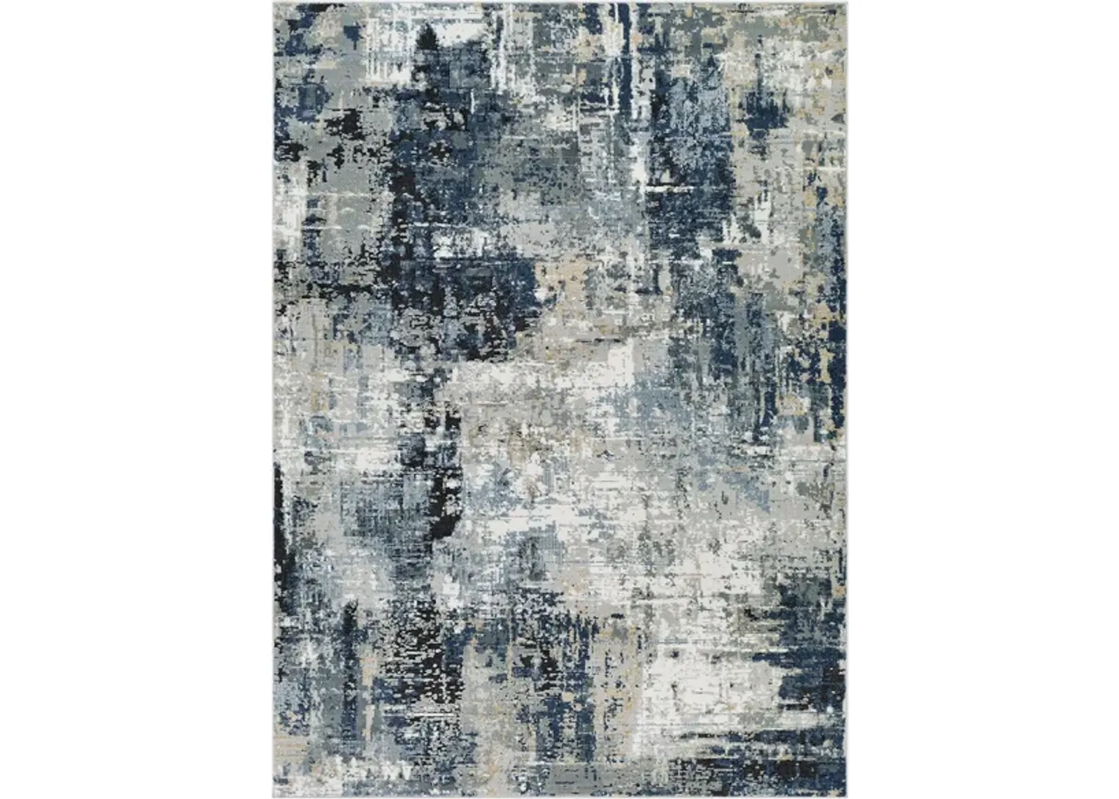 Jolie Rug in Navy, Beige, Taupe, Medium Gray, Charcoal, Denim, Black, Peach by Surya