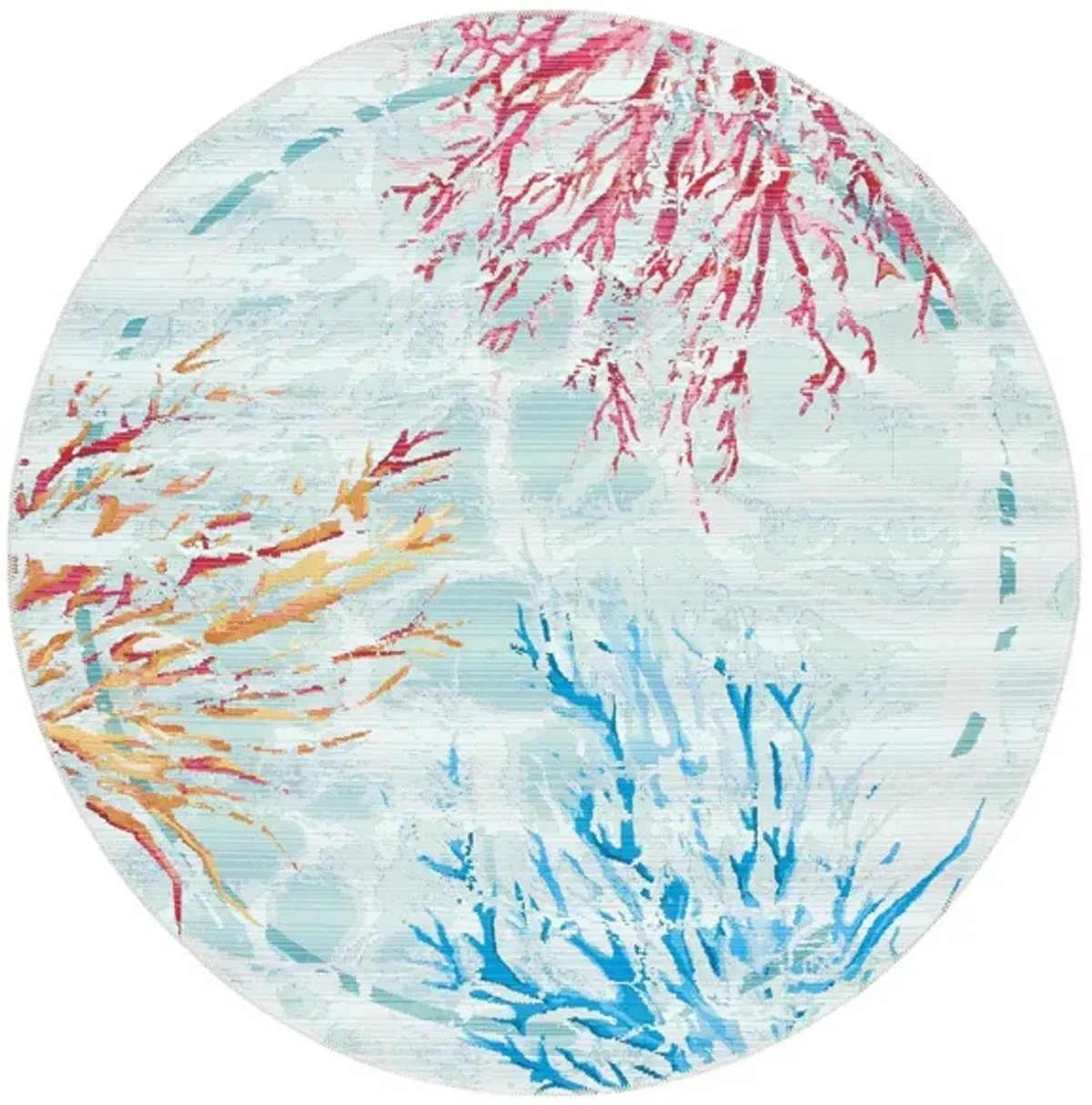 Barbados Coral Indoor/Outdoor Area Rug