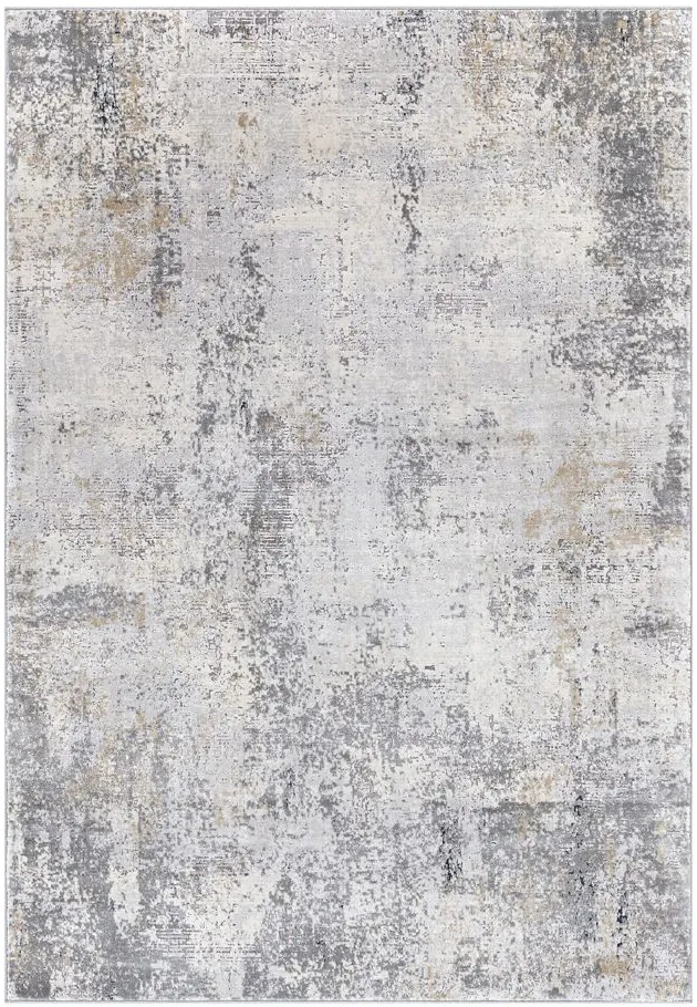 Norland Selby Rug in Light Gray, Charcoal, Navy, Butter, Cream by Surya