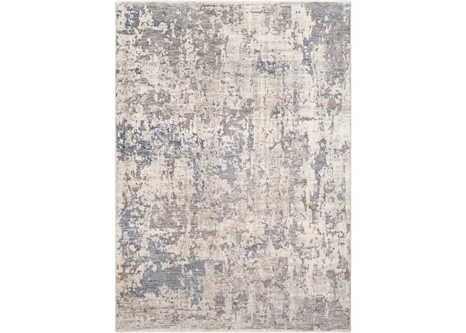 Palatial Labradorite Rug in Navy, Denim, Pale Blue, Camel, Taupe, Cream, White, Blush by Surya