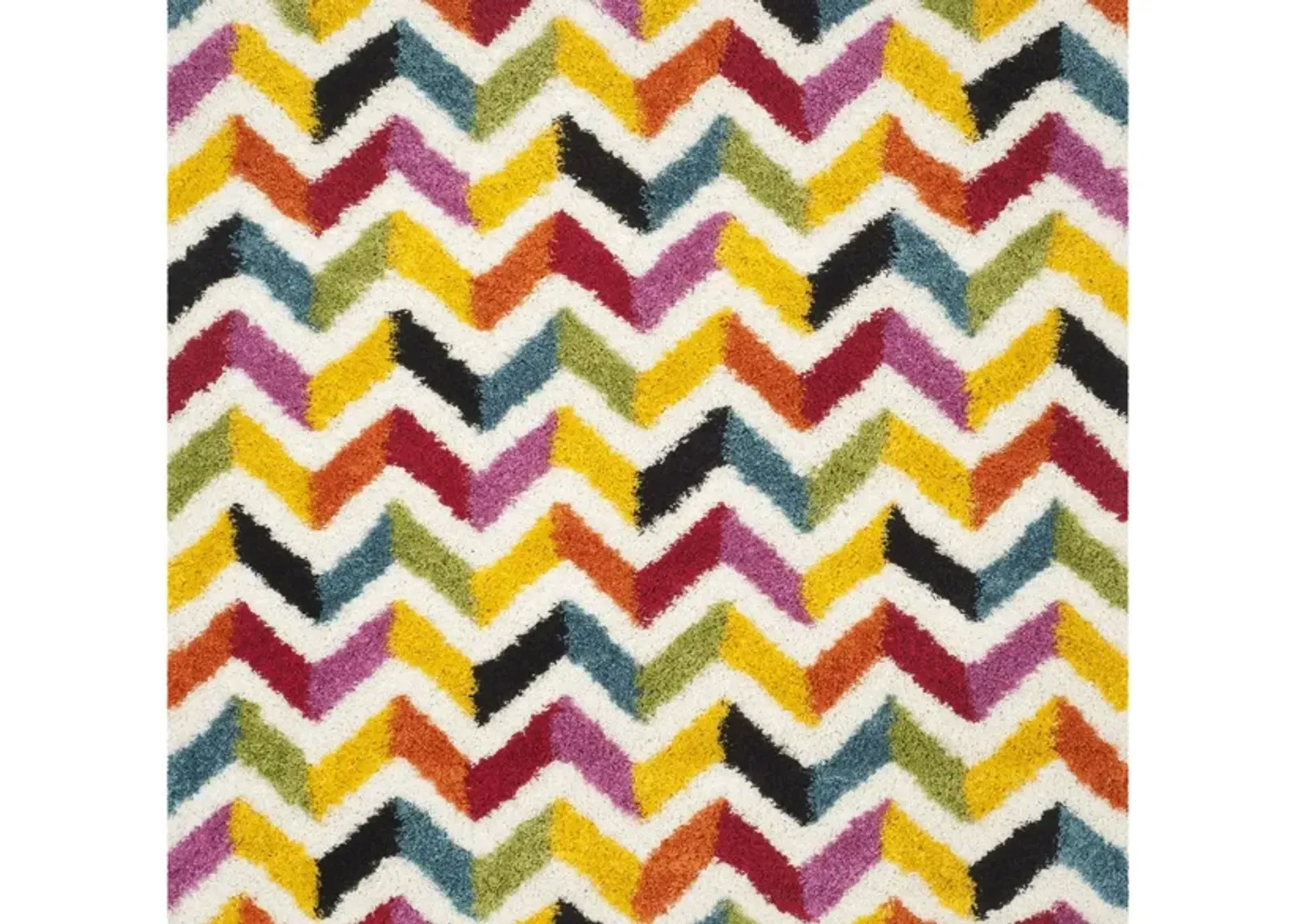 Sibyl Shag Rug in Multi by Safavieh