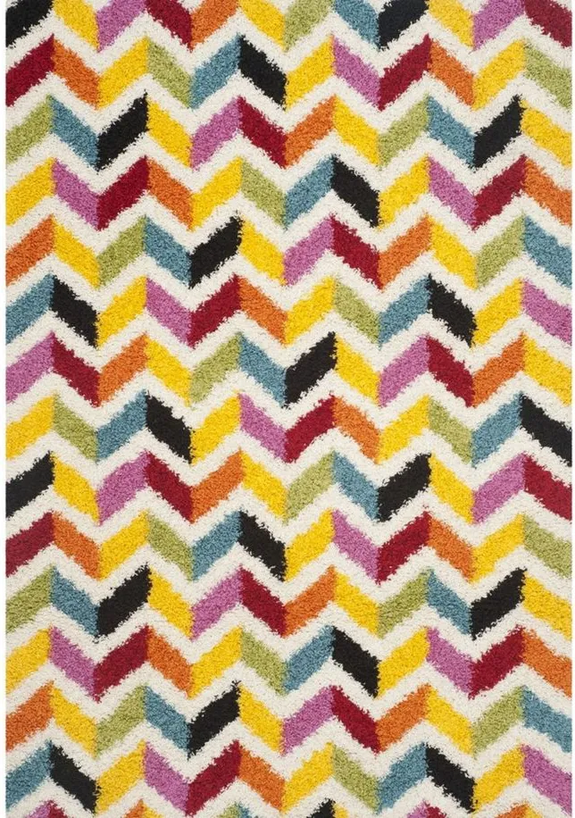 Sibyl Shag Rug in Multi by Safavieh