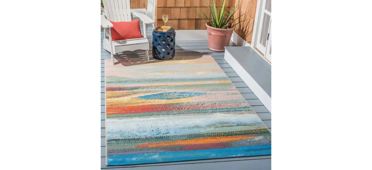 Barbados Sky Indoor/Outdoor Area Rug