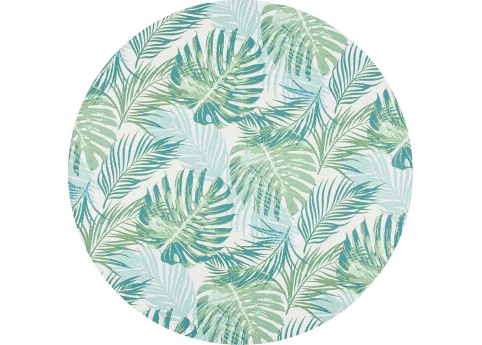 Barbados Cove Indoor/Outdoor Area Rug in Green / Teal by Safavieh