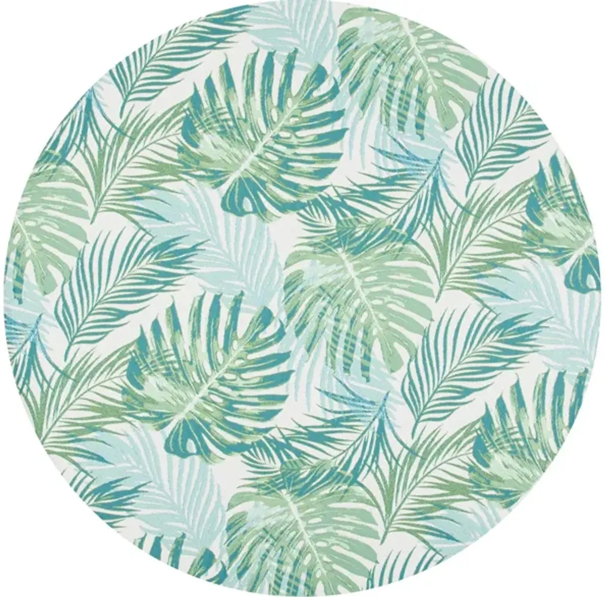 Barbados Cove Indoor/Outdoor Area Rug in Green / Teal by Safavieh