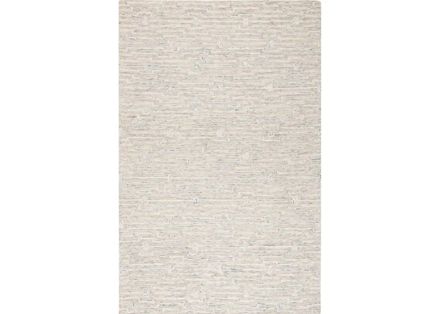 Schiffer Area Rug in Light Gray & Ivory by Safavieh