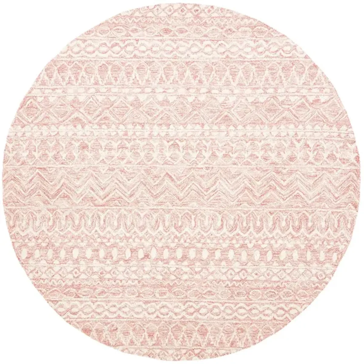 Strobe Area Rug in Pink & Cream by Safavieh