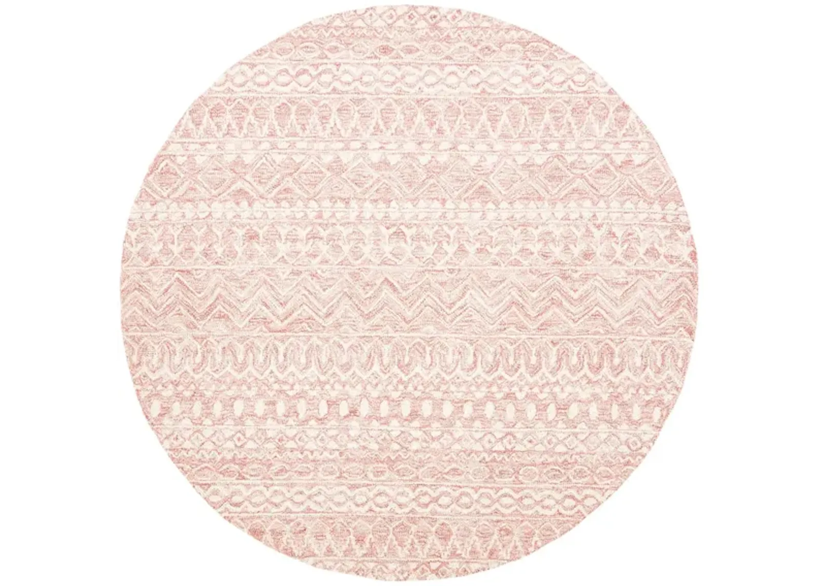 Strobe Area Rug in Pink & Cream by Safavieh