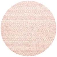 Strobe Area Rug in Pink & Cream by Safavieh
