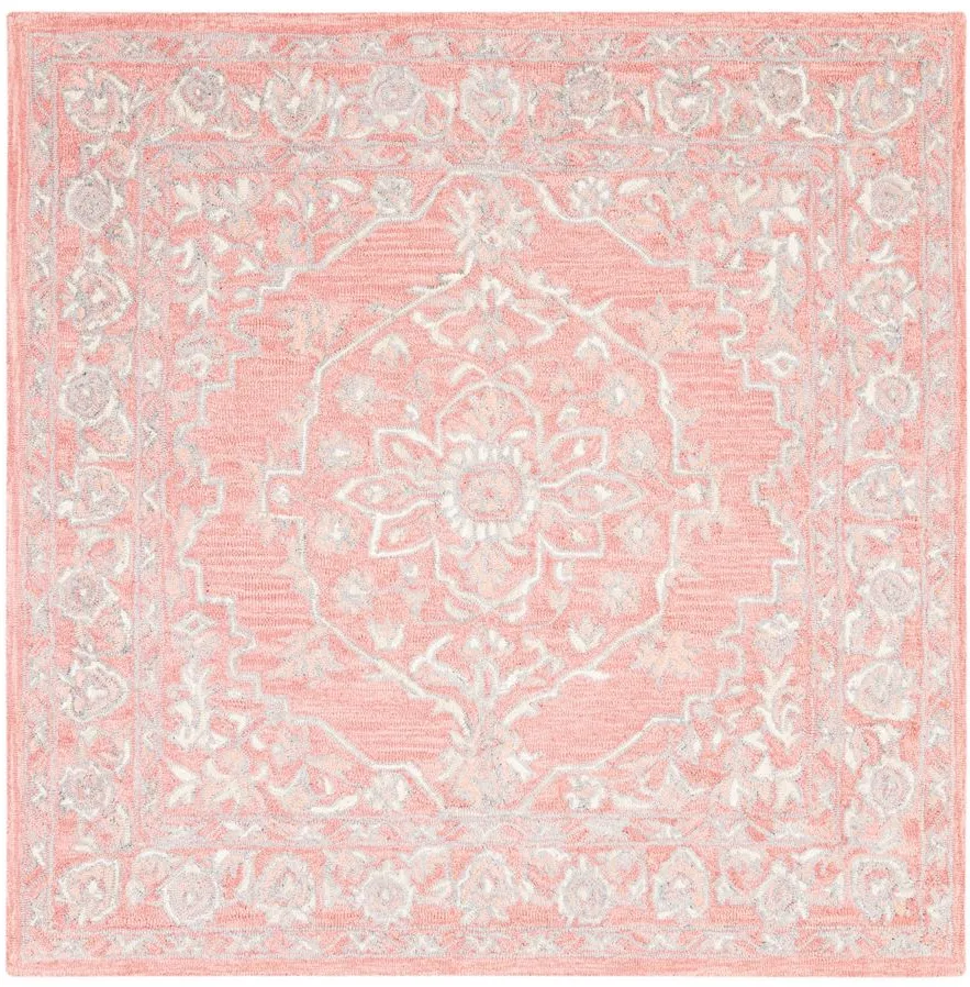 Far Out Area Rug in Pink & Cream by Safavieh