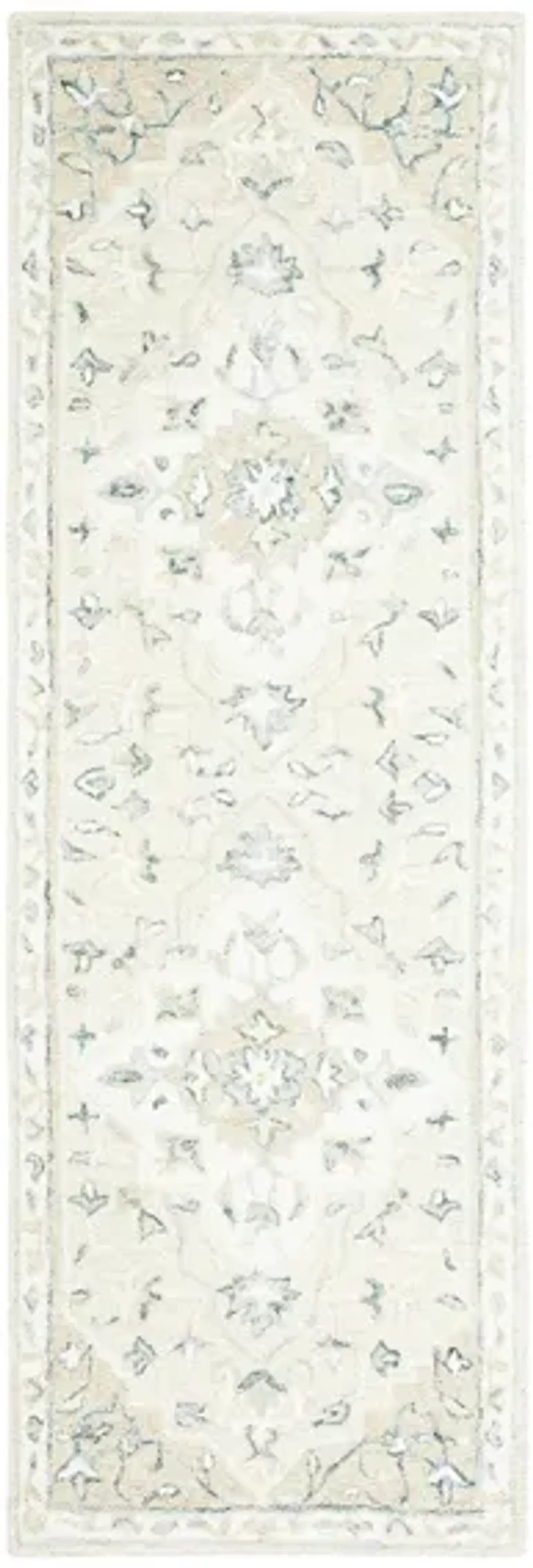 Turbo Runner Rug in Beige & Ivory by Safavieh