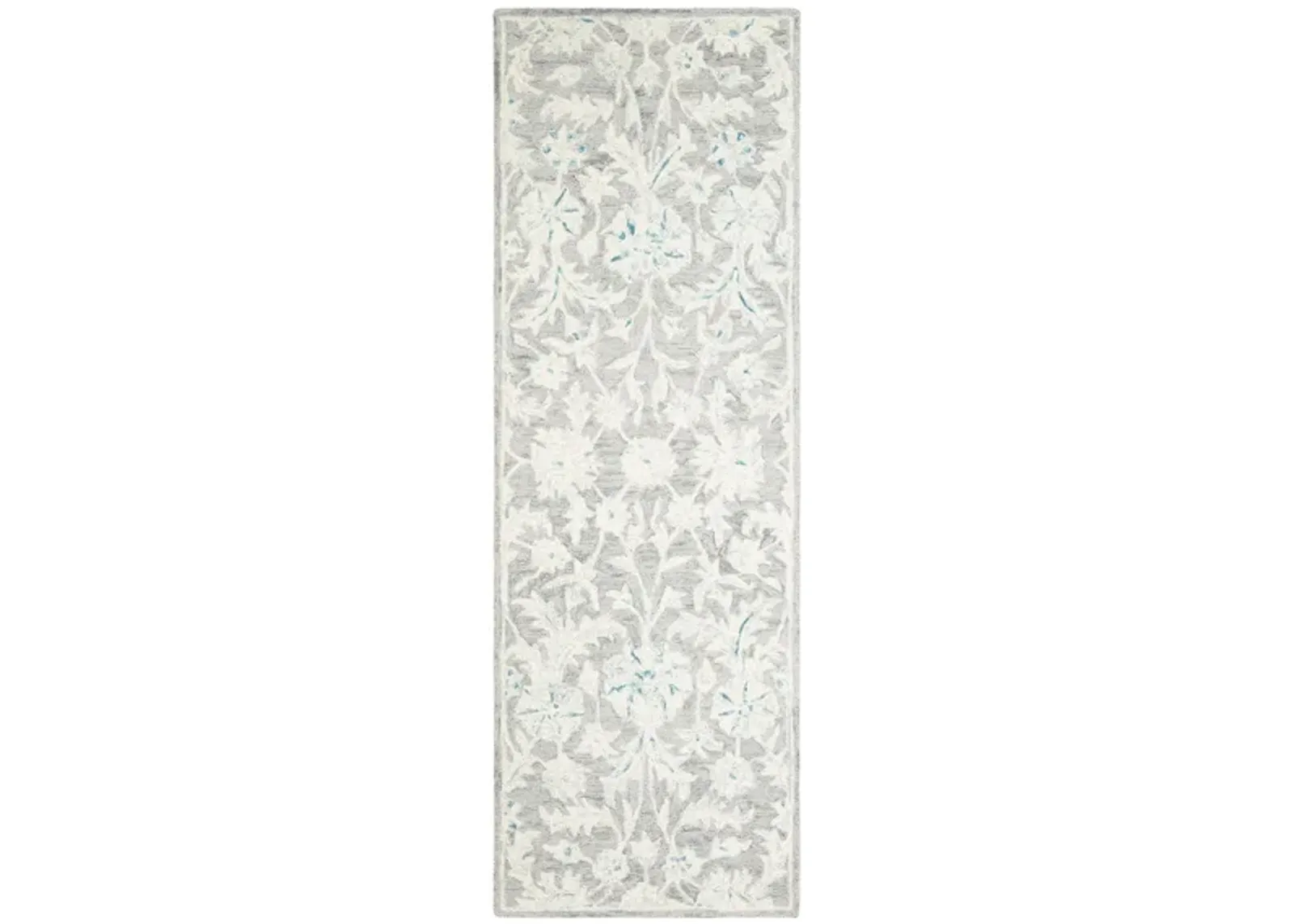 Kruse Runner Rug in Gray & Ivory by Safavieh