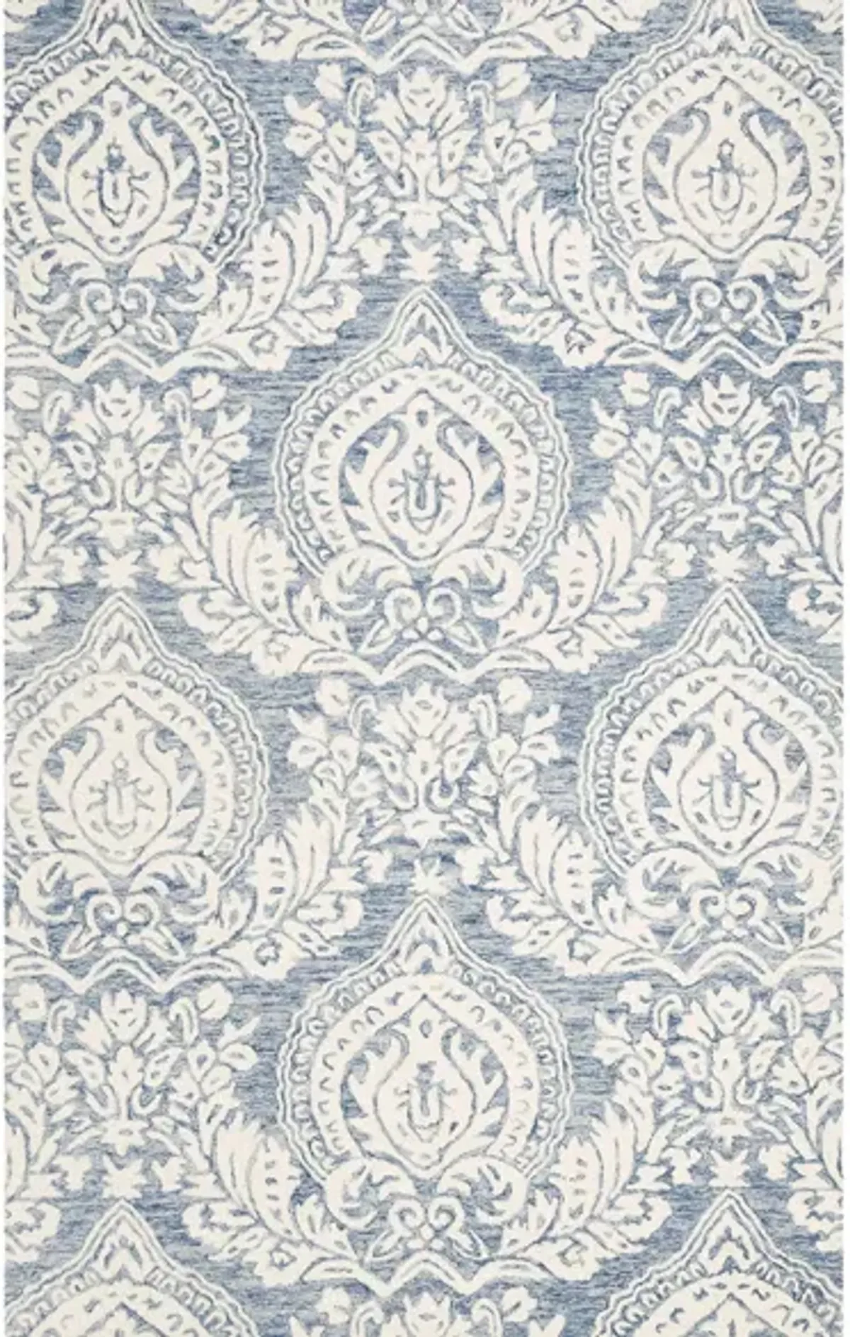 Jorge Area Rug in Blue & Cream by Safavieh