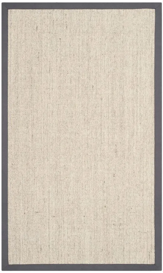 Natural Fiber Area Rug in Marble/Grey by Safavieh