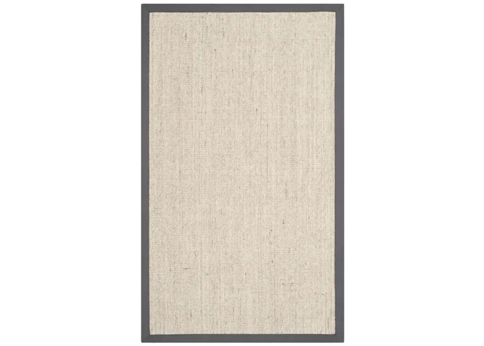 Natural Fiber Area Rug in Marble/Grey by Safavieh