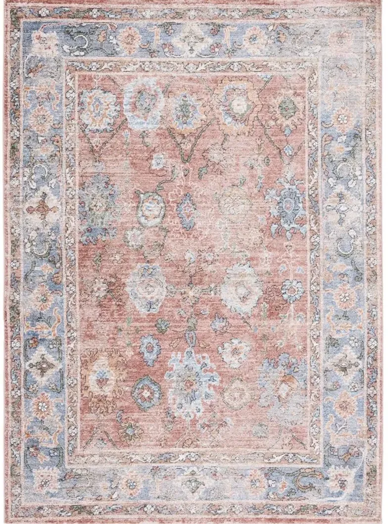 Jasmine Area Rug in Rust & Blue by Safavieh