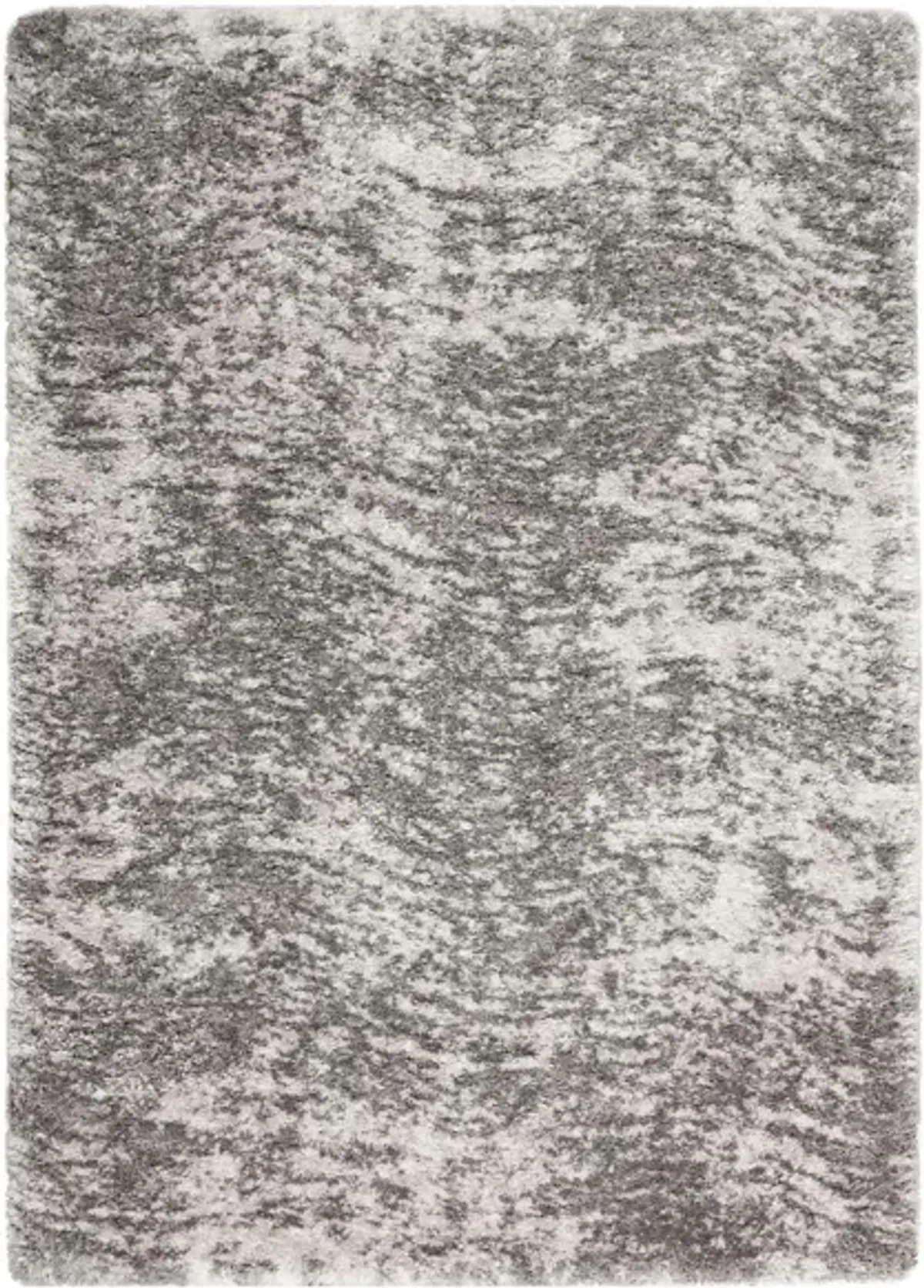 Decadent Shag Area Rug in Charcoal Grey by Nourison